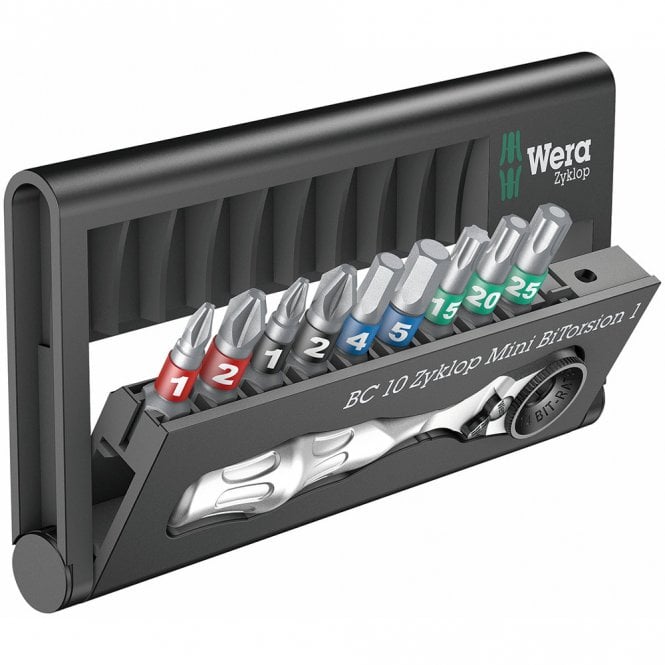 Wera Tools Ratchet Bit Set 10pcs