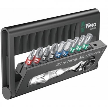 Wera Tools Ratchet Bit Set 10pcs