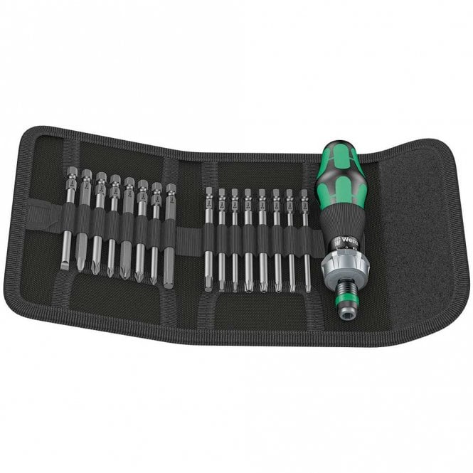 Wera Tools Screwdriver 60 Ratchet Screwdriver Set 17pc