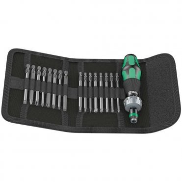 Wera Tools Screwdriver 60 Ratchet Screwdriver Set 17pc