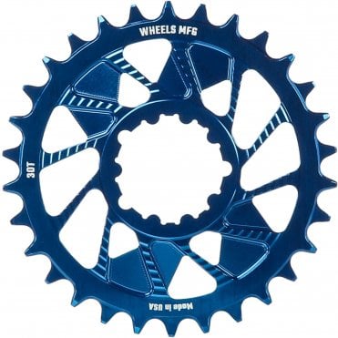 Wheels Manufacturing Blue MTB Chainring - SRAM 3-Bolt T-Type
