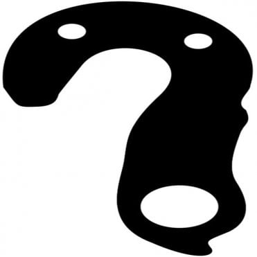WMFG Replaceable Derailleur Hanger / Dropout 217 - Black Anodised