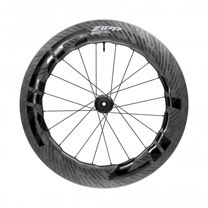 Zipp 858 Nsw Carbon Tubeless Disc Brake Front Wheel D1 - 700 C